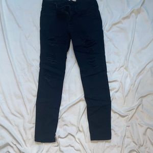 Size 9 black ripped jeans